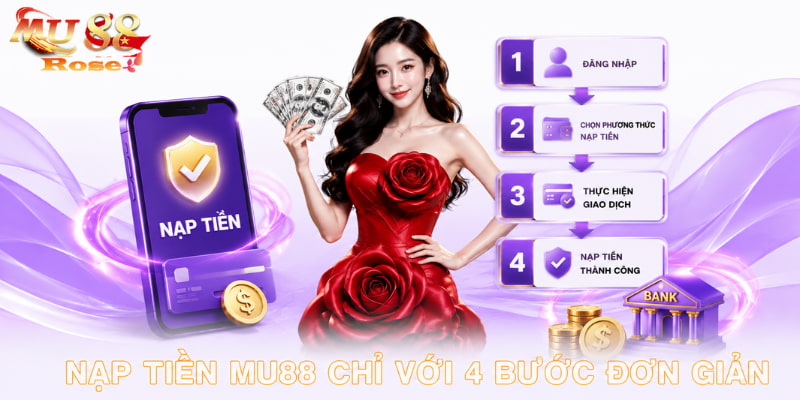 4 bước nạp tiền mu88