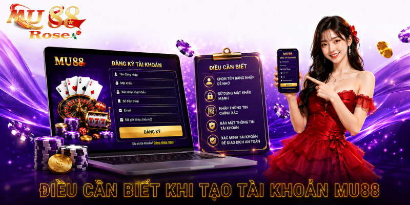 điều cần biết khi đăng ký mu88